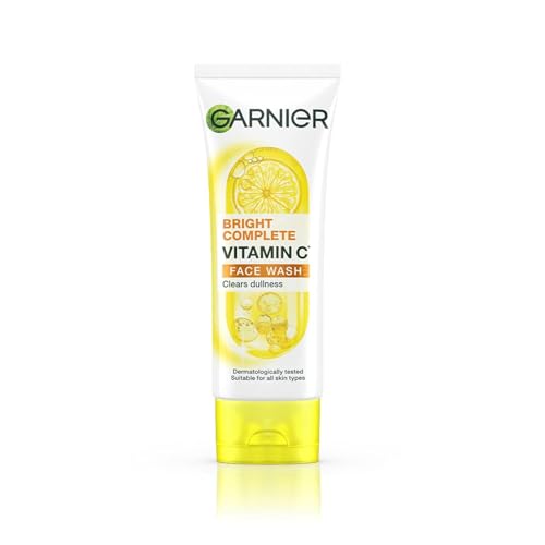 Image of GARNIER Bright Complete Vitamin C Serum UV Cream-23g for Sun Protection and Skin Brightening + Bright Complete Vitamin C Foaming Facewash-50g (2 Item In Set)