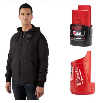 MILWAUKEE 306B-21XL M12 BLACK HEATED HOODIE KIT (306B-21XL)