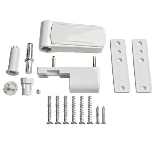 BlesConi Bisagra de bandera de puerta 3D en perfil de aluminio con sistema de amortiguación silenciosa de cierre silencioso, elegante hardware ajustable