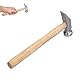 Schuhhammer Ganz aus Stahl | Schuhmacherhammer mit Holzgriff für Reparatur und Herstellung | Profi Werkzeug für Handwerker