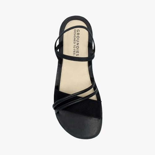 Image of GROUNDIES Corfu Barefoot Sandals for Women - Comfortable Women's Sandals with Soft Goatskin and Breathable Microfiber Insole, Flexible Outsole