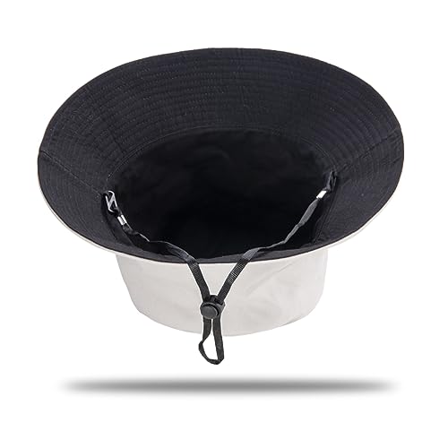 Image of Oversize XXL Bucket Hat Reversible Extra Large Sun Hat Big Head Wide Brim Fishing Hat for Men Women