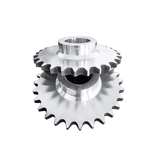 Bevel Gear Pinion Hardware Mechanical 1pcs 15T-30T 06B Sprocket Wheel for Roller Chain 15 16 17 18 19 20 21 22 23 24 25 26 27 28 29 30 Tooth Stainless Steel Gear(24 Teeth (Bore 12mm))