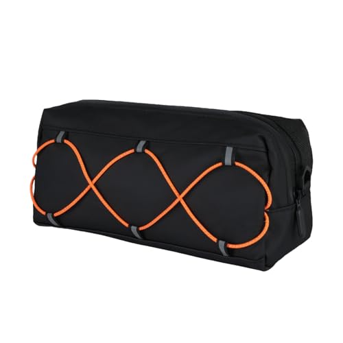 Sac pour cadre de vélo sacoche de guidon étanche avec support smartphone et porte-gobelet