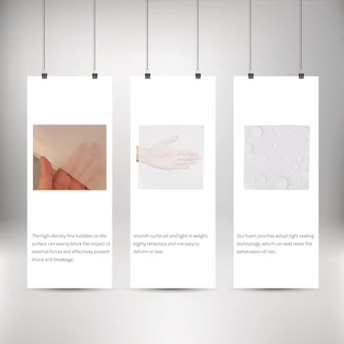 JIUZHOUXIN Bolsas de espuma com 210 unidades, suprimentos móveis de 3 tamanhos para movimentação e a