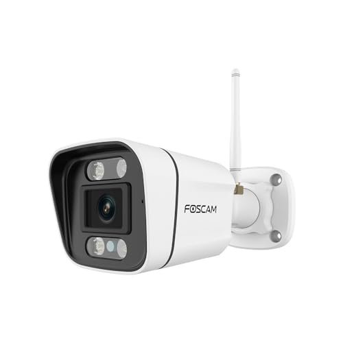 Cámara IP WiFi de 8 MP QHD para Exteriores con focos y Sirena   Foscam V8P Blanca