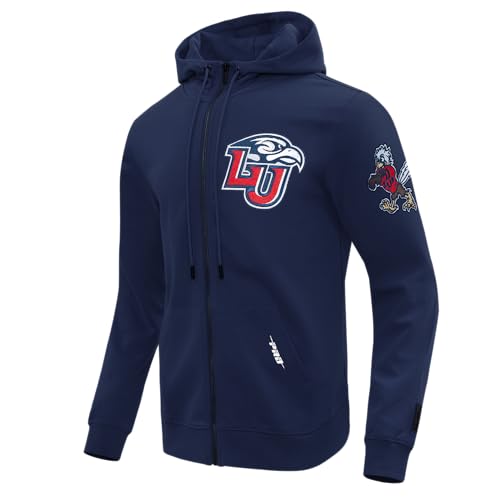 Image of Pro Standard Mens College Classic Chenille Cotton Double Knit Full Zip Hoodie