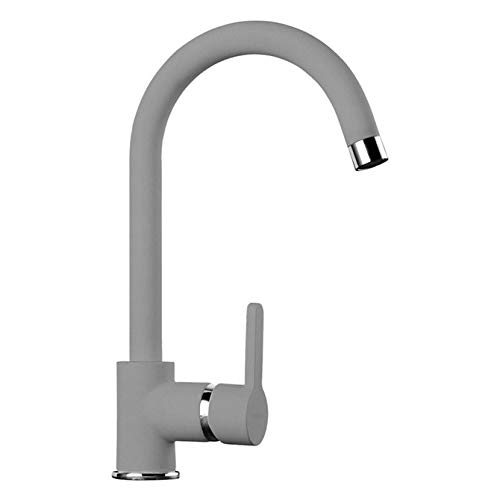 Schock SXALTO71 Miscelatore Canna Alta curvata, Grigio Puro