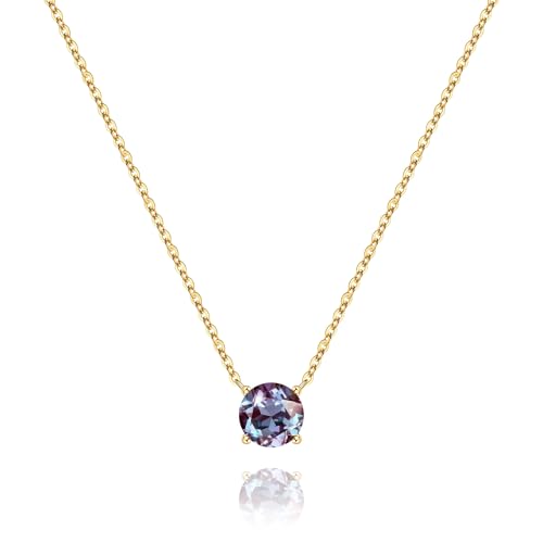 Turandoss June Birthday Gifts for Women Girls Birthstone Jewelry Necklace