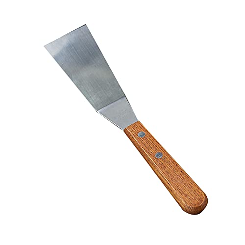 スケーター ピザシャベル 鉄板焼き 木柄 ステンレス ターナー 鉄板焼ヘラ ステーキ ベーキングツール 火傷防止 家庭用 業務用 フライ返し 5.5cm