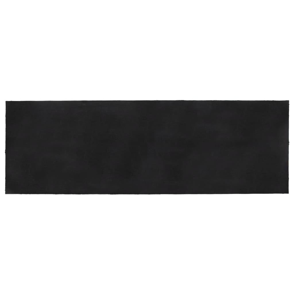 Fußmatte Dunkelgrau 100x300 cm Kokosfaser Türvorleger Outdoor