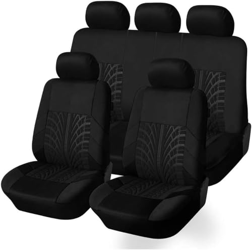YoQIK Auto Ensembles Housses Siège pour Dacia Sandero Stepway 3.Gen 2.Gen 2012-2016 2017-2022 2023 2024 2025,Avant Arrière Coussins Couvre Respirant...