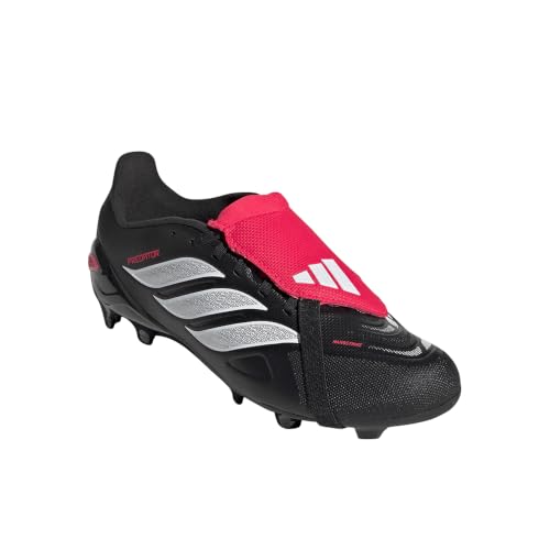 adidas Unisex League Fold-Over Tongue Firm Ground Footb, Black/White/Lucid Red, 4 - image 4