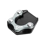 Apariencia: La almohadilla para pata de cabra permite ajustar la pata de cabra lateral para extenderla. Su aspecto elegante y diseño único realzan el estilo de su motocicleta.
