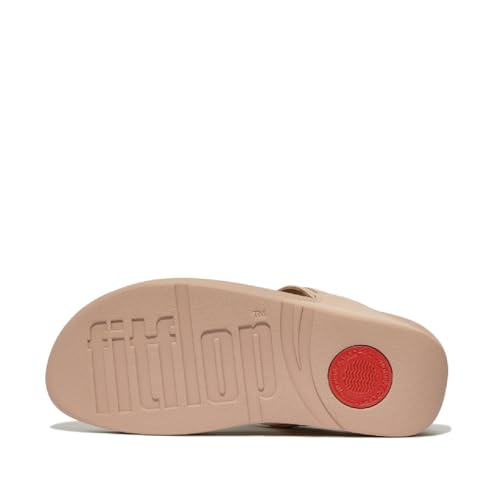 Image of FitFlop Lulu Chunky-Snaffle Leather Toe-Post Sandals