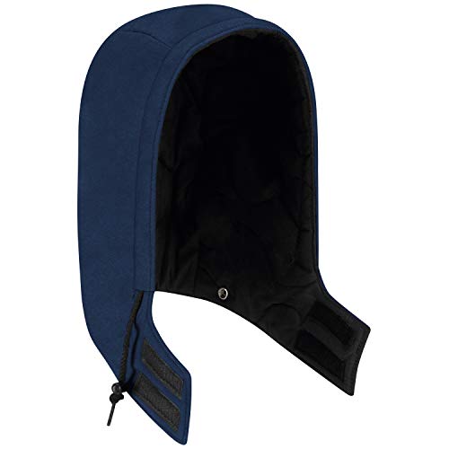 Bulwark Flame Resistant 6 oz Nomex IIIA Regular Universal Fit Snap-On Insulated Hood, Navy, Medium