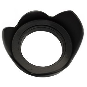 Hanumex 55 mm Flower Lens Hood for Sony Alpha 18-55 mm Lens, 55 mm Thread