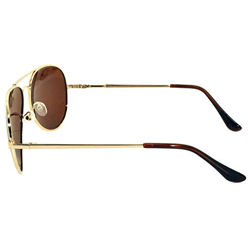 OWL Classic Aviator Style Sunglasses Polarized Lens Metal Frame UV 400 Spring Hinge3