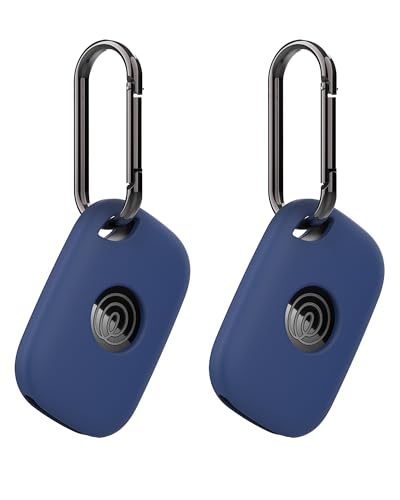 Paquete de 2 fundas protectoras para Tile Life360 Pro 2024, llavero de silicona antipérdida, funda duradera y elegante, impermeable, anticaídas, acces...