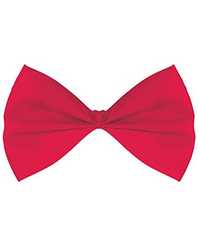 Red Fabric Bow Tie - 3.25