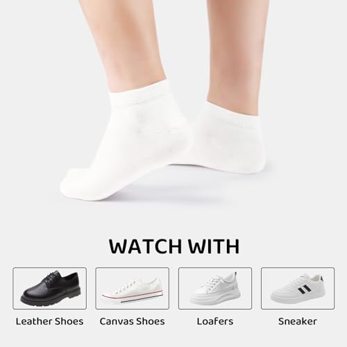 KUANYING Ankle Socks Womens and Men 6Pairs Seamless Athletic Running Low Cut Socks2