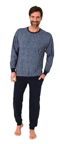 Pyjama homme coton marine 50 Normann idéal pour des soirées cocooning