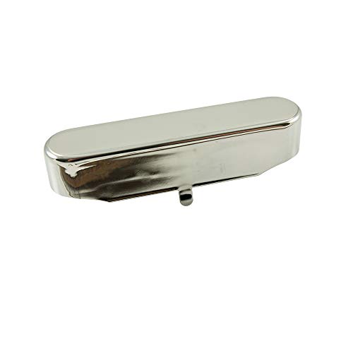 WD Music Vintage Brass Single Coil Neck Pickup Cover For Fender Telecaster CHROME (VPCTLB-C) eLX^[psbNAbvJo[ uX N[