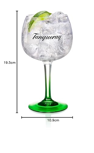 Tanqueray G+L GmbH Copa Gin and Tonic Long Drink, Alcohol Drink Glass 500 ml