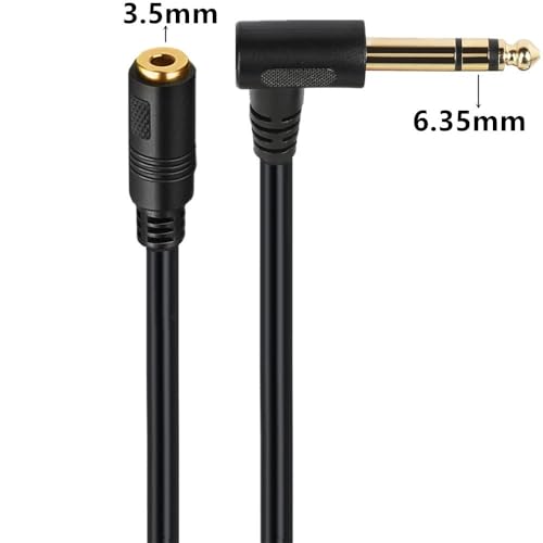 Adaptador Audio Stereo Jack 6.35mm a 3.5mm 2 unidades miniatura 2