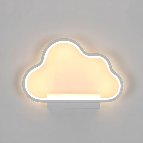 ZTWLEED Aplique Pared Interior LED,20W Lampara de Pared Moderna 3000K/4000K/6000K Luz de pared Aluminio para Dormitorio Salon Pasillo Escaleras,Blanco 110-240V