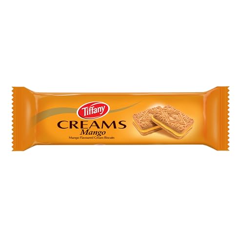 Tiffany Creams Mango Cream Sandwich Biscuits, 80g