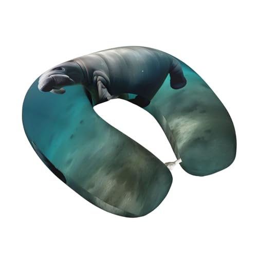 Almohada cuello en U espuma viscoelástica 25 cm x 30 cm miniatura 2