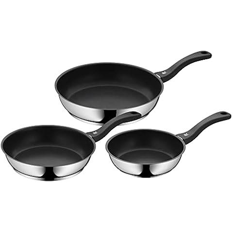 WMF Devil Pfannenset 3-teilig, Bratpfanne 24, 20, 28 cm Cover
