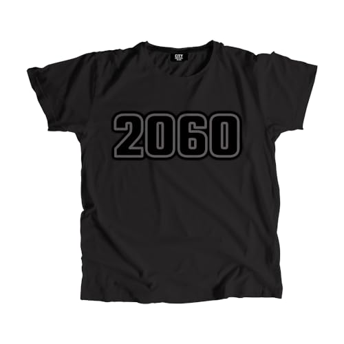 T-shirt 2060 streetwear vêtement minimaliste polyvalent pour homme et femme