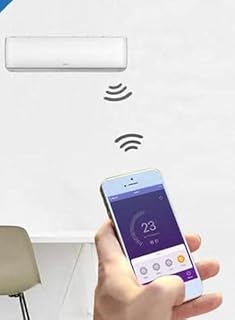 24000 BTU Air Conditioner Wall Split Wi Fi 5 In 1 Air Cooler Dehumidifier Heater Air Purifier Fan With Heat Pump Remote Control 6.8 kW A++ Rating Pipe and Installation Kit Included