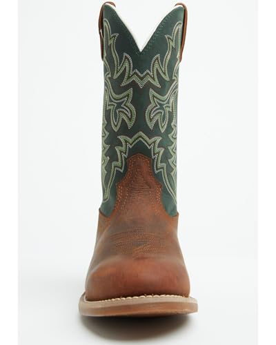 Justin Men's Wild Bill Performance Western Boot Round Toe Brown 10.5 EE US4