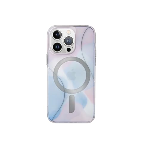 Coehl Palette de téléphone Coque Magnétique compatible avec iPhone 15 Pro, chargeur MagClick (bleu foncé)