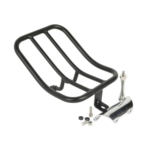 Porte Bagages Siège Moto Solo en Acier Noir Premium pour Road King