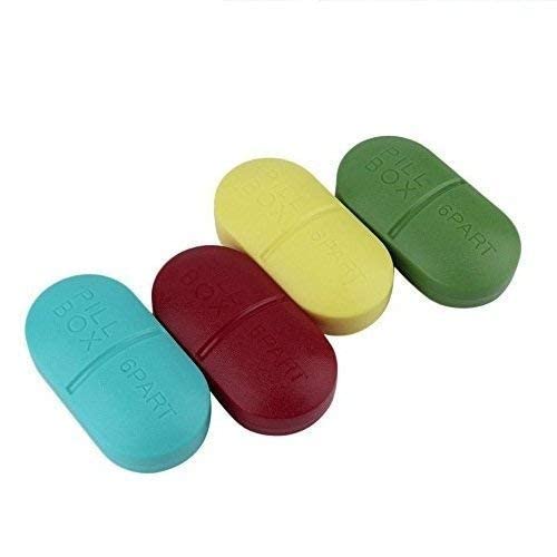 Divik Small Medicine Pill Reminder Storage Box Container Medicine