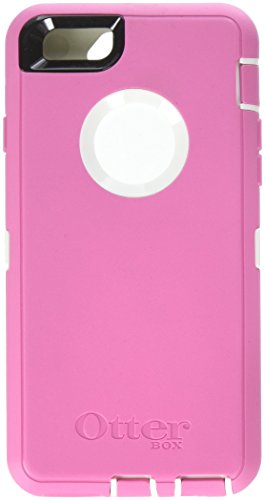iPhone 6s Case - OtterBox Defender Series Case for Apple iPhone 6/6s (Case Only - Holster Not Included) (Hibiscus Pink - White)