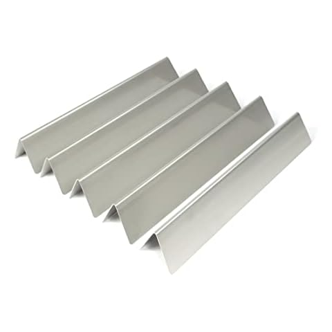 Fire World Aromaschienen Weber Spirit 310 320 330 Edelstahl 1.4301 V2A Flavorizer Bars Aromaschienen für Weber Spirit 320 ab Bauj. 2013 Brennerabdeckungen Made in Germany 5 Stück Cover