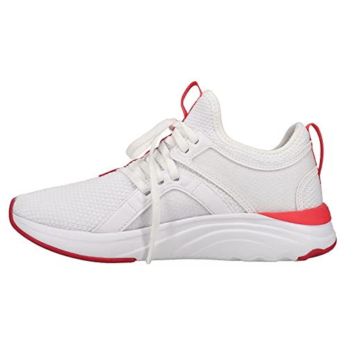 Puma SOFTRIDE Sophia Running Shoe, White-Persian Red-Paradise Pink, 5 US Unisex Big Kid4