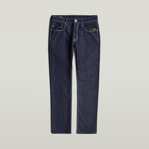 G-Star Herren Mosa Straight Jeans Jeans, Blau (Stay Raw Denim D23692-d316-d926), 27W / 32L – Ansicht 4