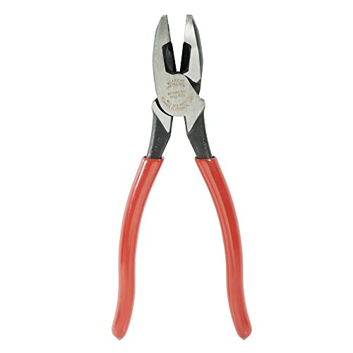 Klein Tools HD2000-9NE Cortador lateral Linemans Alicate Corte ACSR, Parafusos, Pregos, Fio Rígido,