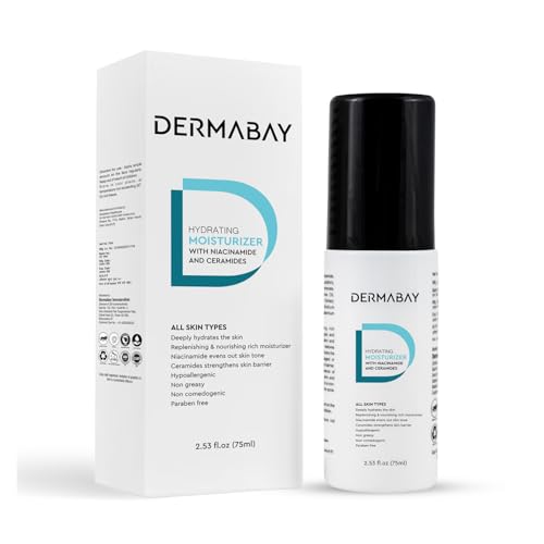 Dermabay Hydrating Moisturizer With Niacinamide and Ceramides Deep Hydration and Minimize Enlarged Pores for All Skin Types 75ml.