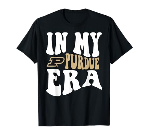 Purdue Boilermakers Era Black Officially Licensed T-Shirt
