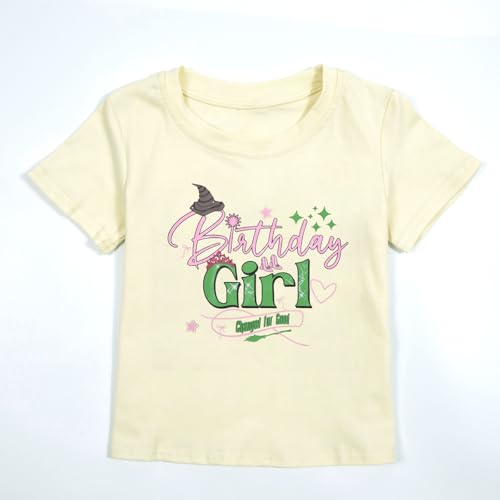 Image of LOTUCY Birthday Girl Outfit for Kids Its Me Hi Im The Birthday Girl Shirt Letter Printed Princess Birthday T-Shirt