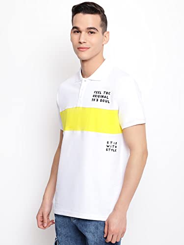 Image of Half Sleeve Polo Neck Cotton Tshirt for Mens-BMP