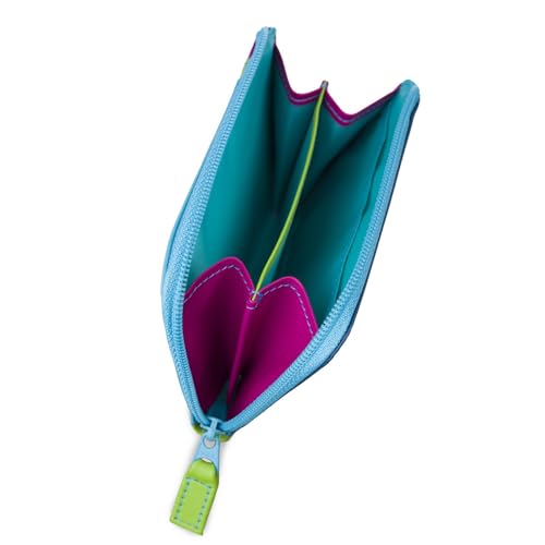 mywalit Small Zip Leather Purse | 3 Card Slots | ID Window & Coin Pocket | Liguria | Stylish & Compact Accessory for Men & Women | Perfect for Everyday Use2