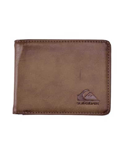 Quiksilver Slim Rays, Accessoire de Voyage-Portefeuille à Double pli Homme, Chocolat, L